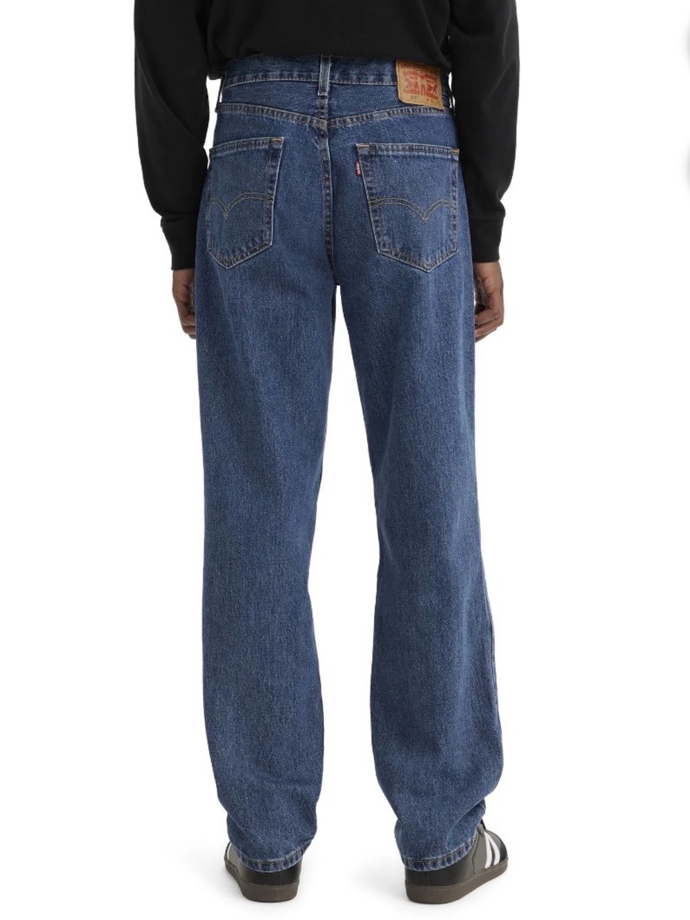 NEW LEVI’S 550 RELAXED 100% COTTON DARK WASH ZIPPER CLOSURE 38x34 NEW WITH TAGS